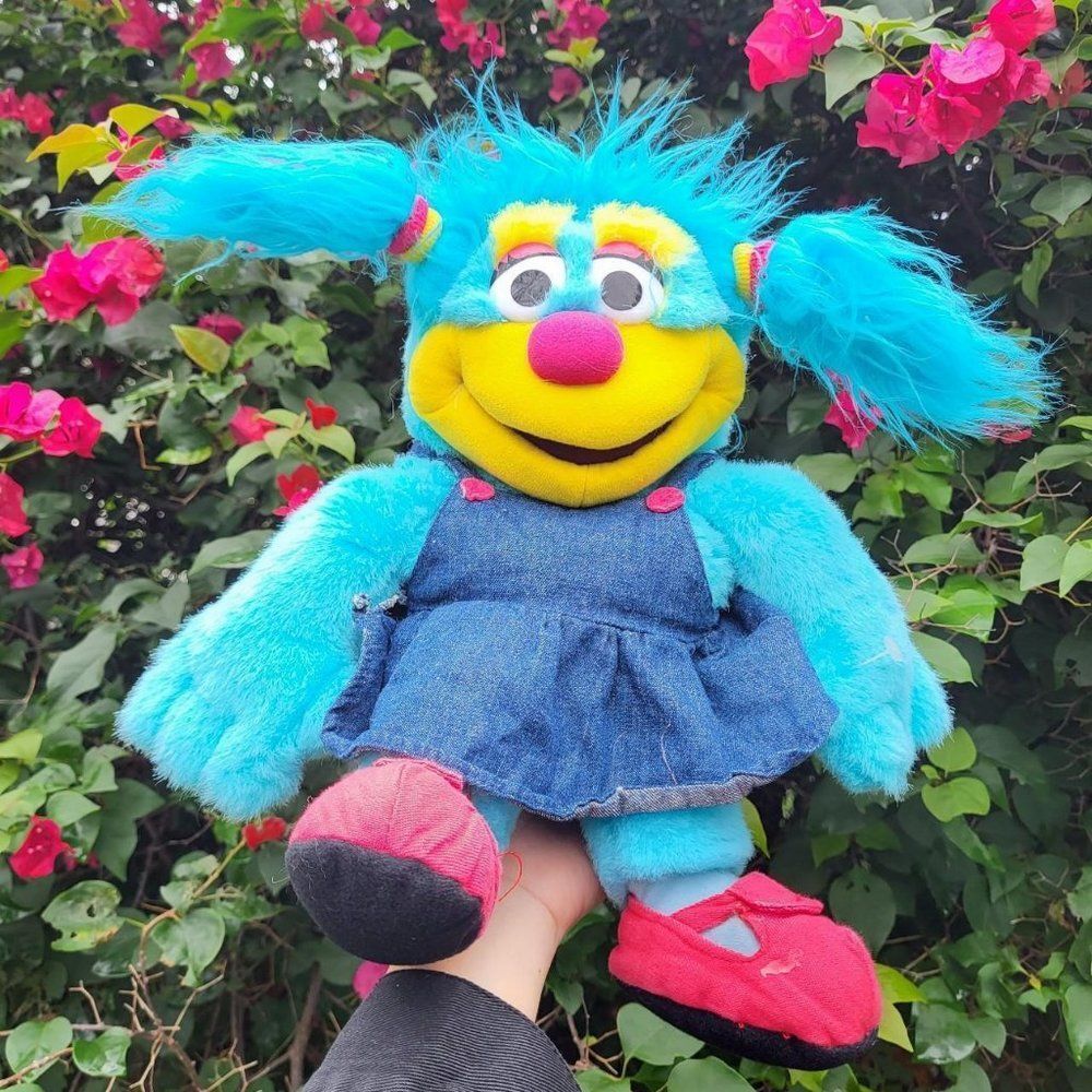 Bright Blue Hand Puppet